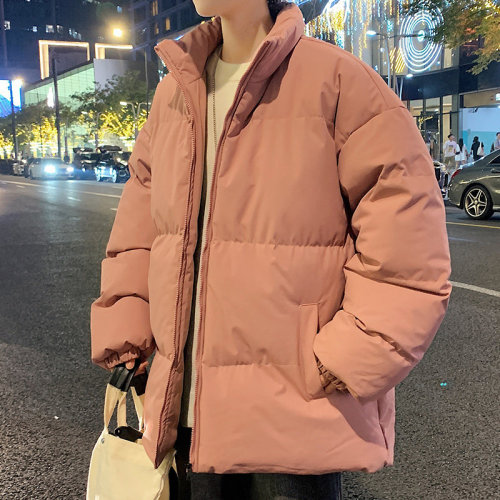 Three-proof fabric American thickened cotton coat winter stand collar cotton coat