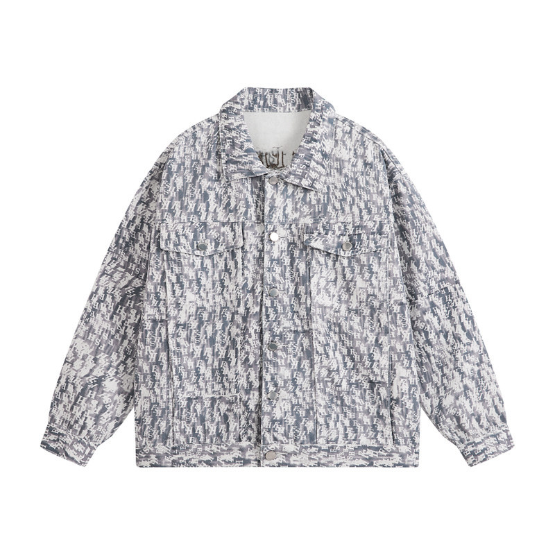 Autumn men's jacket loose work casual top
