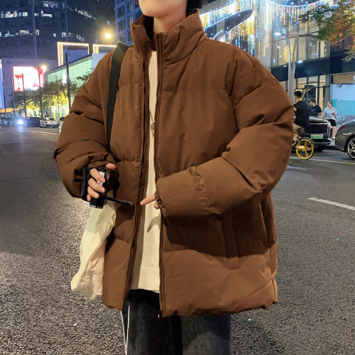 Three-proof fabric American thickened cotton coat winter stand collar cotton coat