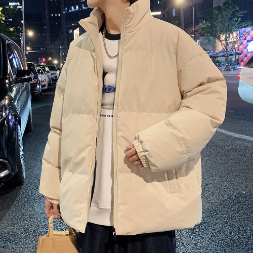 Three-proof fabric American thickened cotton coat winter stand collar cotton coat