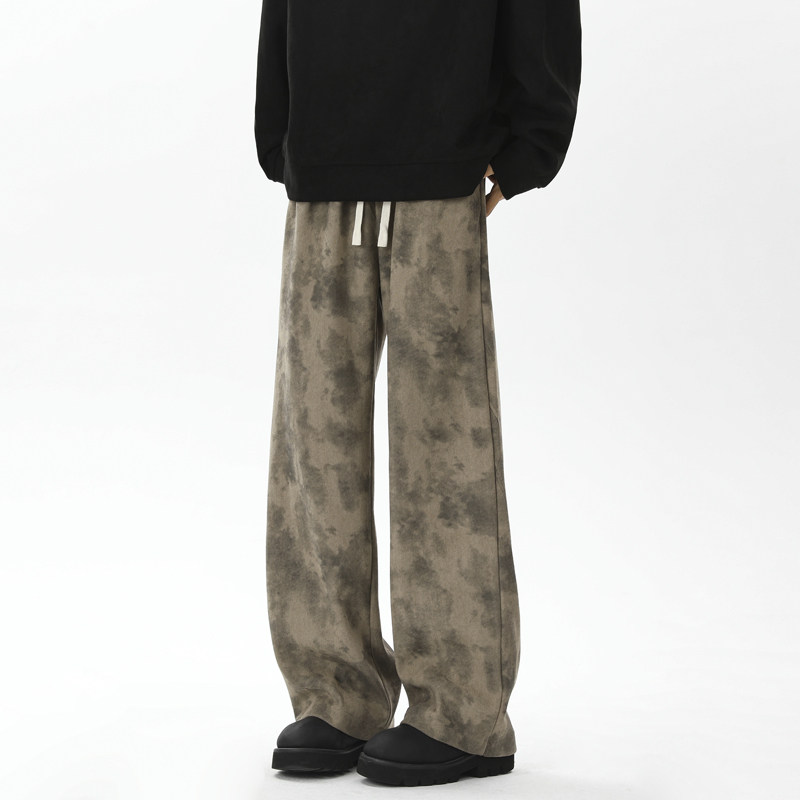 Casual pants quality American high street couple loose casual pants supply
