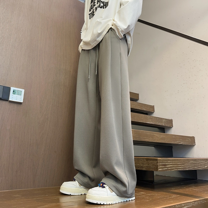 New autumn style, interior view, large size Japanese style micro-taper twill trousers