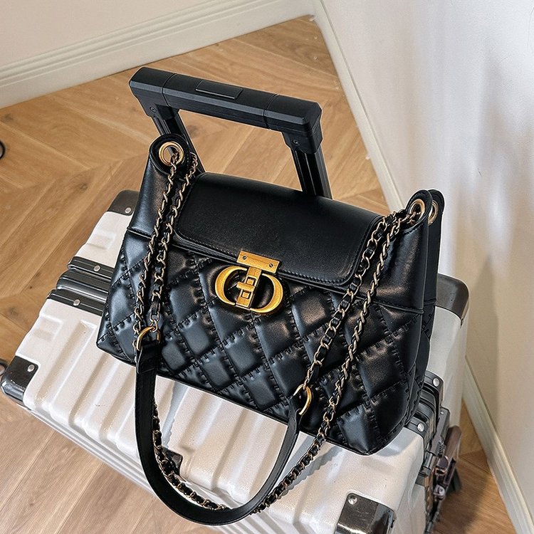 Diamond embroidery thread retro niche bag new women's bag popular versatile chain crossbody bag single shoulder armpit bag