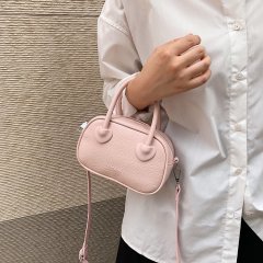 European and American retro foreign trade summer simple and fashionable PU single shoulder crossbody handbag simple commuter bag for women