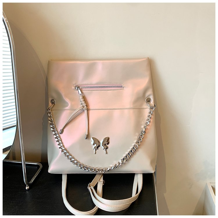 Trendy Textured Underarm Bag 2024 Summer New Fashion Simple Shoulder Bag Large Capacity Casual Western Style Backpack