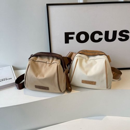 2024 New Single Shoulder Crossbody Bag Women’s Crossbody Bag Casual Canvas Shell Bag Versatile Women’s Oxford Cloth Women’s Bag