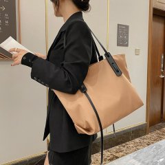 Simple women's bag, new style women's fashion tote bag, portable casual shoulder bag, nylon Oxford cloth large capacity bag