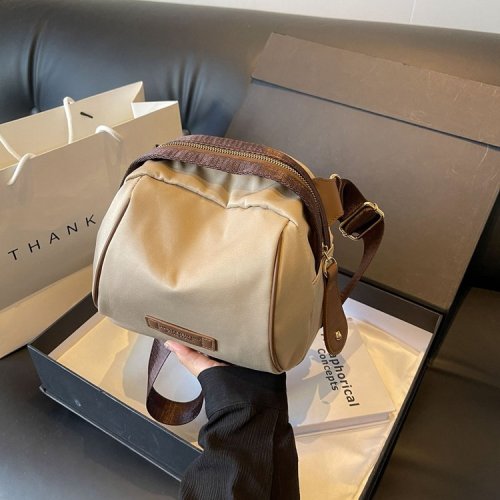 2024 New Single Shoulder Crossbody Bag Women’s Crossbody Bag Casual Canvas Shell Bag Versatile Women’s Oxford Cloth Women’s Bag