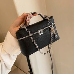 2024 cross-border urban simple high-end texture small square bag new trend live broadcast popular single shoulder crossbody women's bag