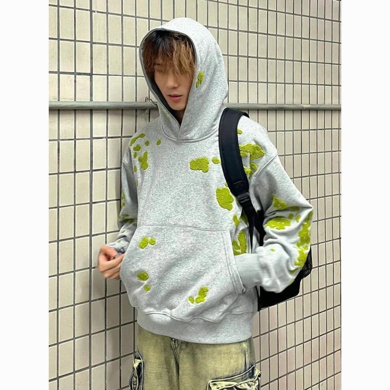 American retro cleanfit moss sweatshirt special batch