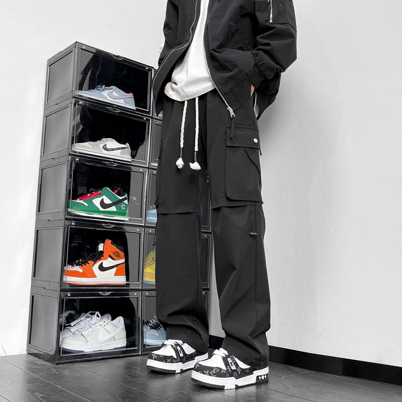 Casual and versatile 100% polyester fashionable trousers