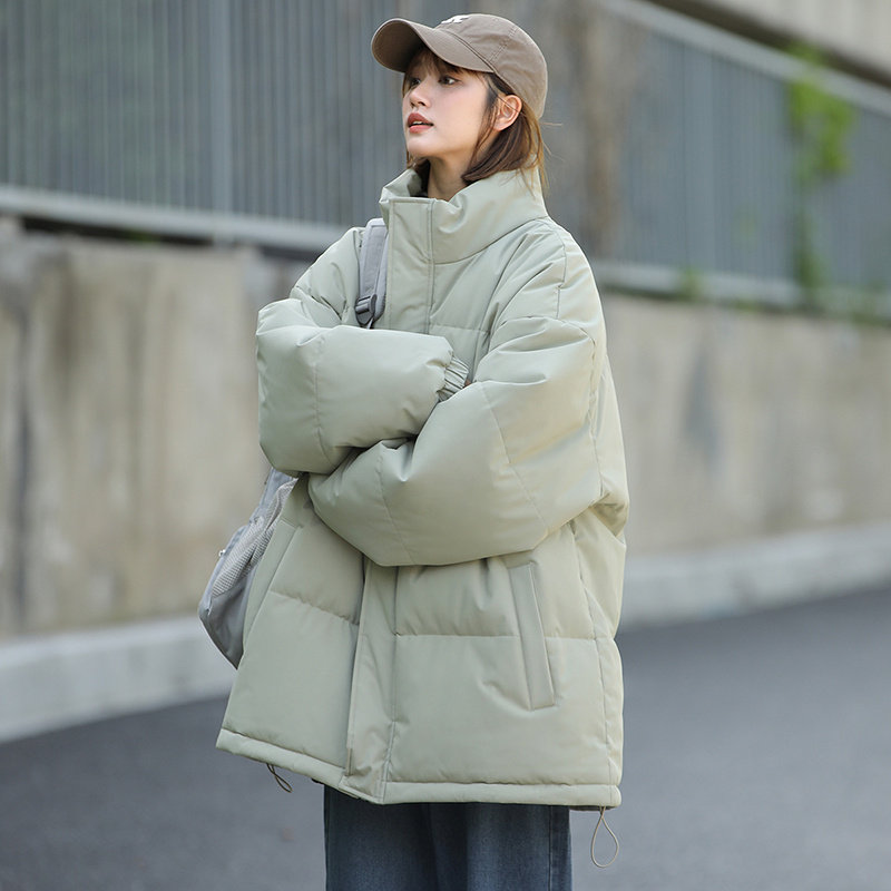 Winter stand-up collar cotton coats, ten-color thickened cotton coats, men's and women's jackets, can be opened in two ways