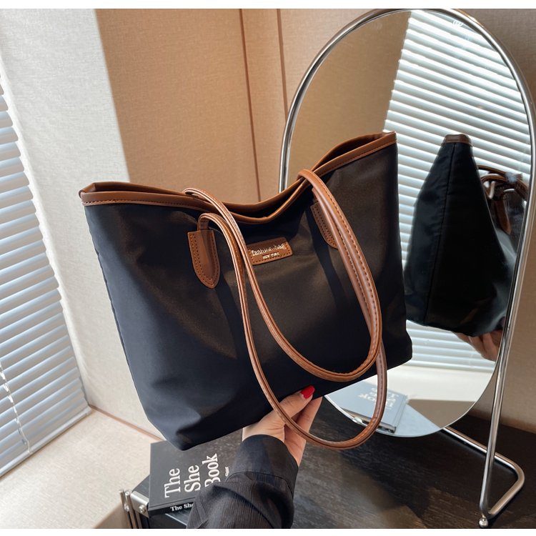 Viney Tote Bag 2024 New Large Capacity Autumn and Winter Oxford Cloth Women's Bag Commuting Large Bag Hand-held Shoulder Bag