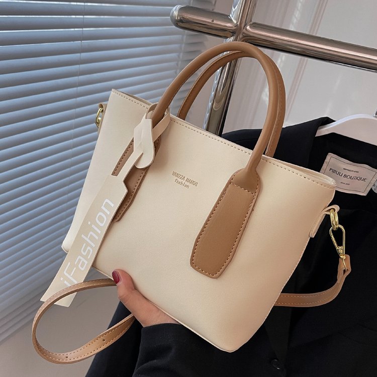 High-end textured small bag for women summer new Korean all-match portable tote bucket bag popular crossbody bag