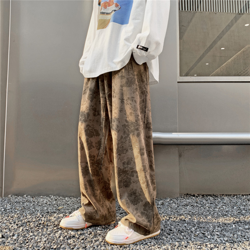 New autumn loose floor mopping pants