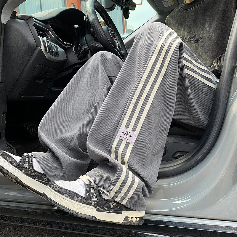 men's autumn and winter loose sports casual pants