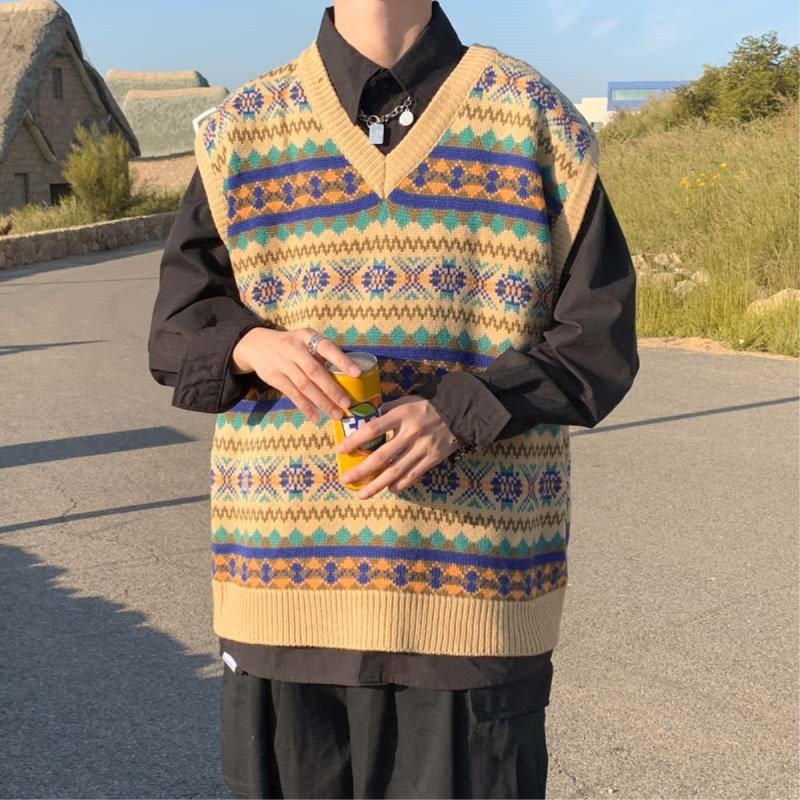 men's new autumn retro knitwear