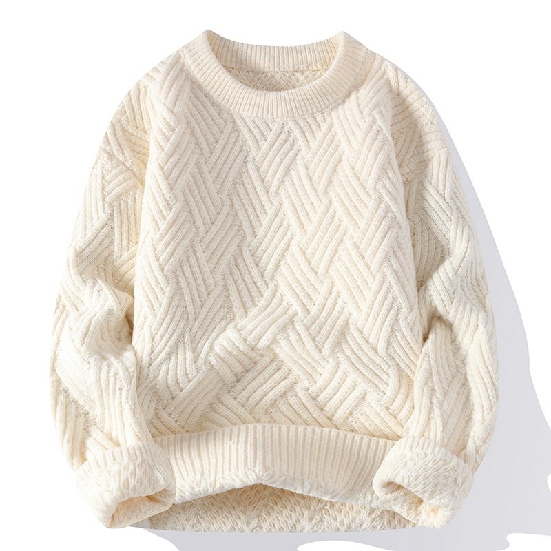 Autumn and winter new Korean style men's versatile and handsome trendy pullover for student boys