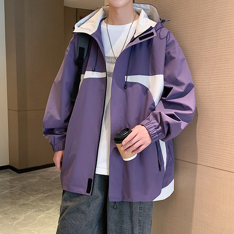 New spring style loose casual outdoor waterproof jacket