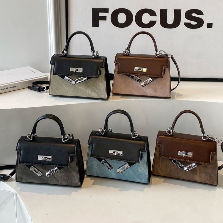 Autumn and winter retro small handbags for women 2024 new fashion versatile crossbody bags small square bags