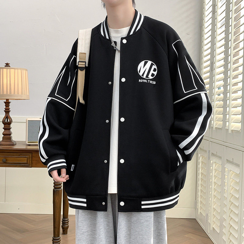 Autumn new student fashion youth stand-up collar baseball jacket men's jacket