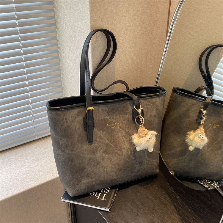 Bags for women 2024 new style popular this year large capacity tote bag casual versatile shoulder bag college student class bag