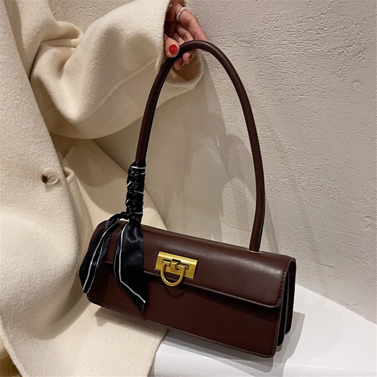 2024 new bag women's French armpit bag niche ins fashion versatile baguette bag Korean version women's shoulder bag