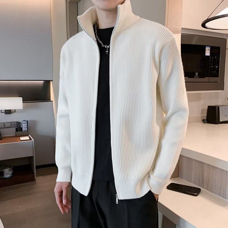 Men's cardigan sweater spring, autumn and winter new high-end autumn top zipper sweater sweater jacket
