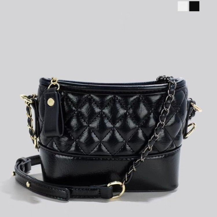 2024 Summer New Diamond Chain Bag Embroidery Thread Crossbody Bag Women's High-end Fashion Versatile Small Fragrant Style Women's Bag