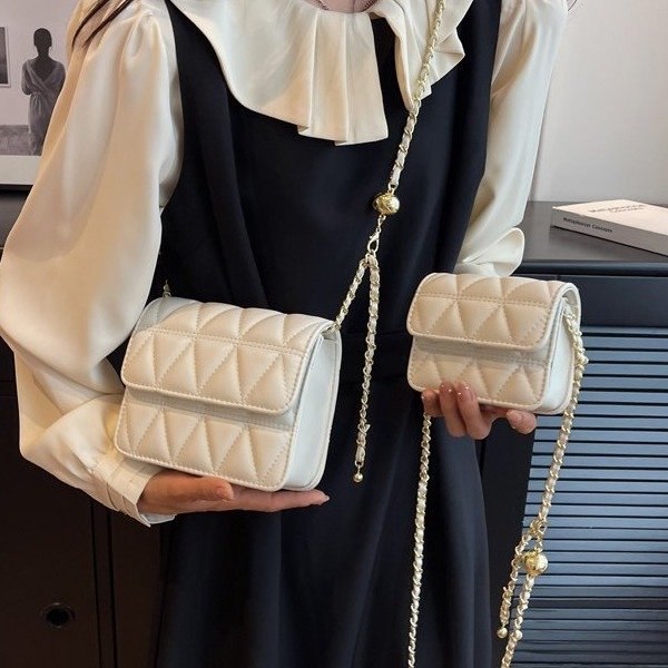 Summer mini bag for women 2024 new trendy fashion rhombus chain bag Internet celebrity high-end versatile crossbody bag