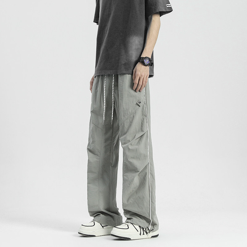 Casual pants live broadcast high quality American high street overalls supply