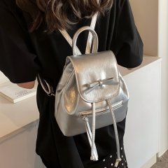 Super popular niche red women's backpack 2024 new fashion versatile travel backpack mini school bag