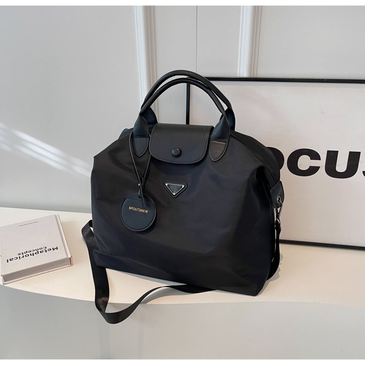 Nylon cloth bag women's tote bag large capacity autumn and winter can be worn cross-body 2024 new versatile shoulder portable commuter bag
