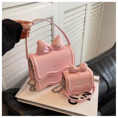 Niche French style mini chain bag for women new versatile casual shoulder bag fashionable small square bag