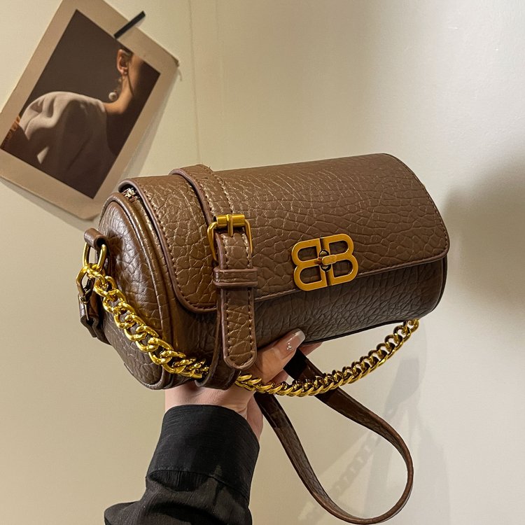 Retro Fashion Simple Bag Women 2024 New Trendy High-end Pillow Bag Niche Versatile Crossbody Bag Pen Holder Bag