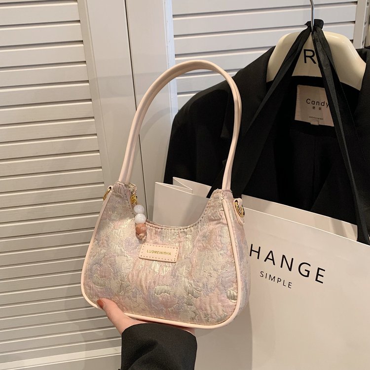 Underarm bag for women 2024 new high-end fashion niche design Korean version commuting versatile single casual shoulder crossbody bag