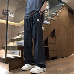 Summer quick-drying embroidered men's casual pants