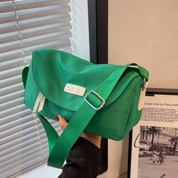 Casual versatile small bag women's bag 2024 summer new nylon cloth crossbody bag niche Ruiying small square bag