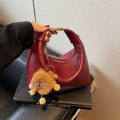 High-end retro trendy handbag for women 2024 new style niche style shoulder bag casual simple crossbody bag