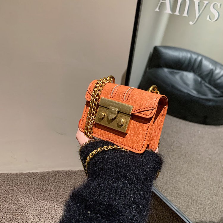 Niche design, versatile small square bag, new fashion mini lipstick bag, one-shoulder cross-body small bag, high-end feel