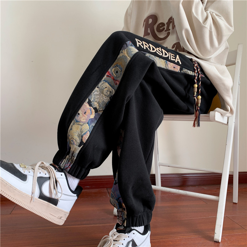 Autumn new ethnic style casual sweatpants men's trousers