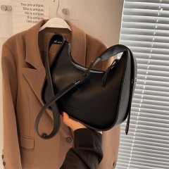 High-end bags, new versatile women's bags, autumn and winter retro shoulder bags, fashionable Internet celebrities, wide shoulder straps, crossbody bags