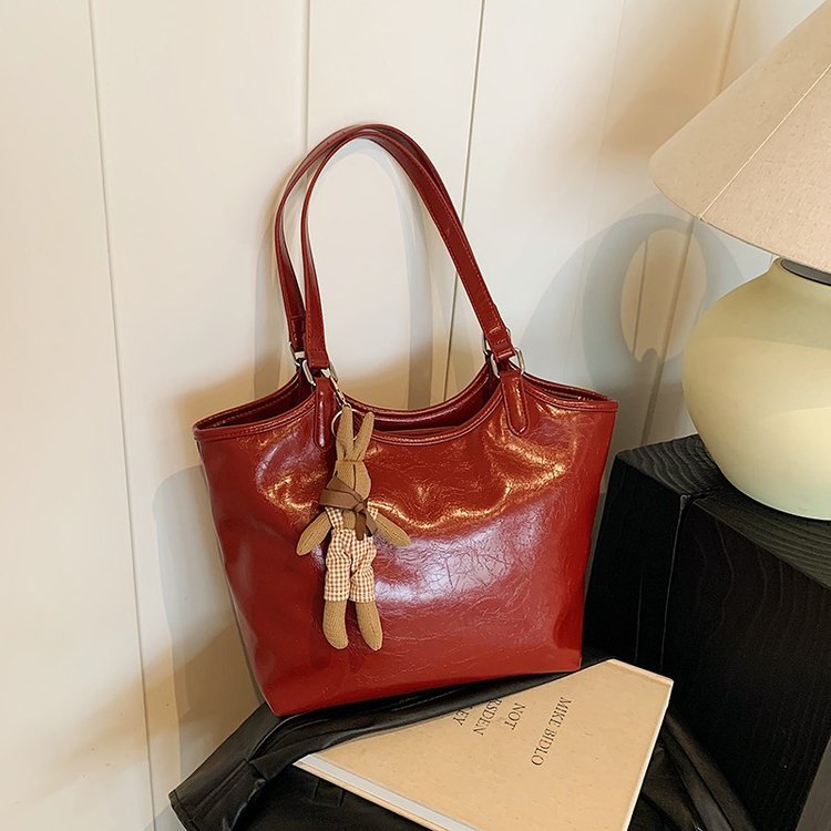 2024 new casual handbags, large-capacity tote bags, fashionable and high-end shoulder bags, cross-body bags, Korean style fashion