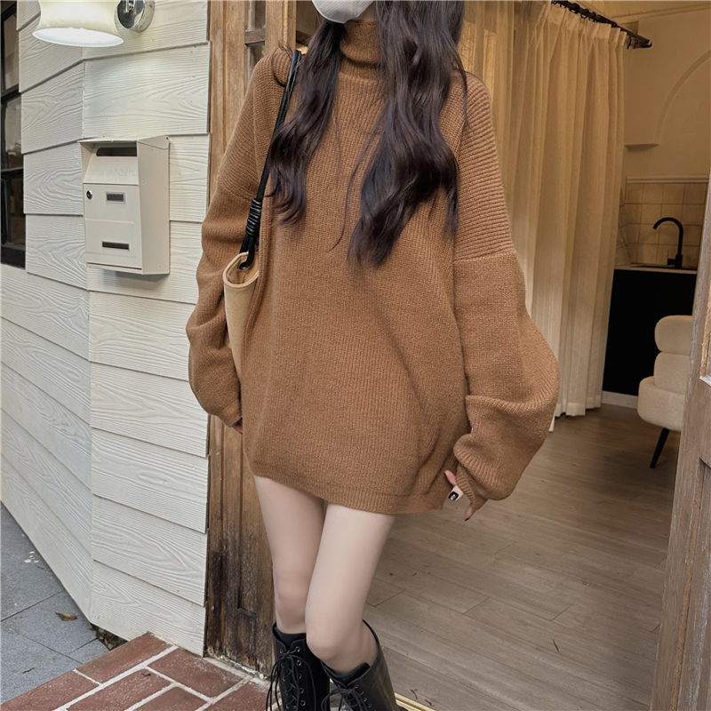 Actual shot, real price, winter Korean style ins style simple, lazy and versatile sweater