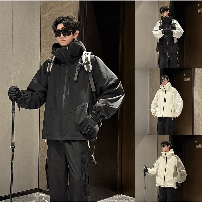 Reversible outdoor jacket