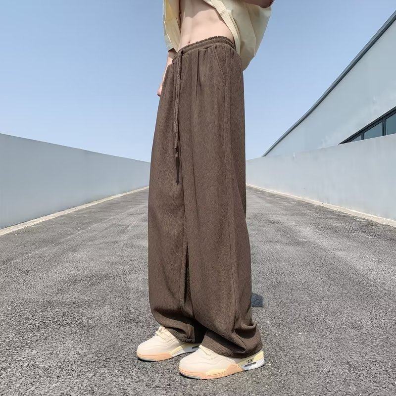 Spring trousers men's casual pants fashion brand trend youth popular new Harajuku loose sports pants