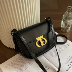 High-end textured brown small bag for women 2024 new fashion versatile crossbody bag wholesale popular single shoulder armpit bag