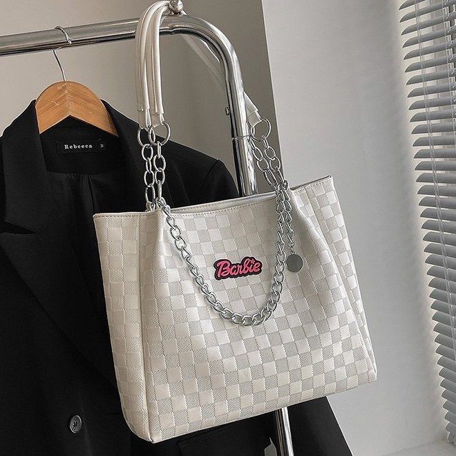 Student party large-capacity bag women's new trendy fashion chain tote bag versatile casual shoulder bag
