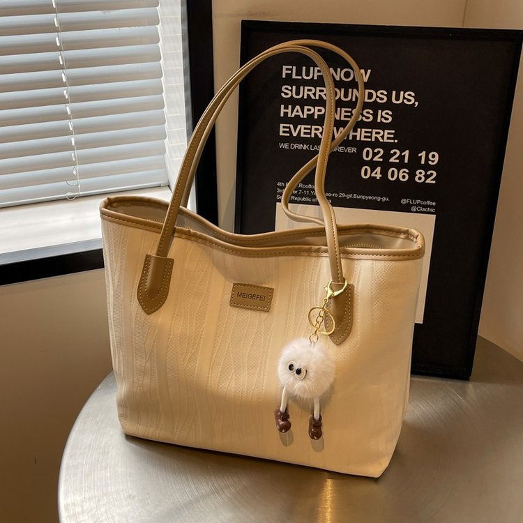 Large-capacity bag for women spring and summer 2024 new casual versatile shoulder bag trendy and stylish underarm commuting tote bag