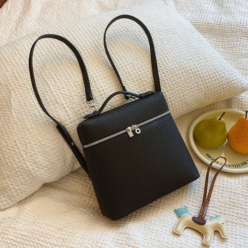 Korean style fashionable simple personalized small square bag women's backpack 2024 summer new style versatile style women's bag